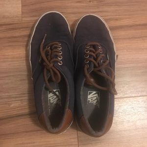 Navy Blue Vans (low rise)